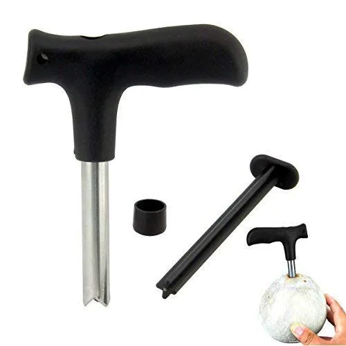 0854 Premium Quality Stainless Steel Coconut Opener Tool / Driller with Comfortable Grip