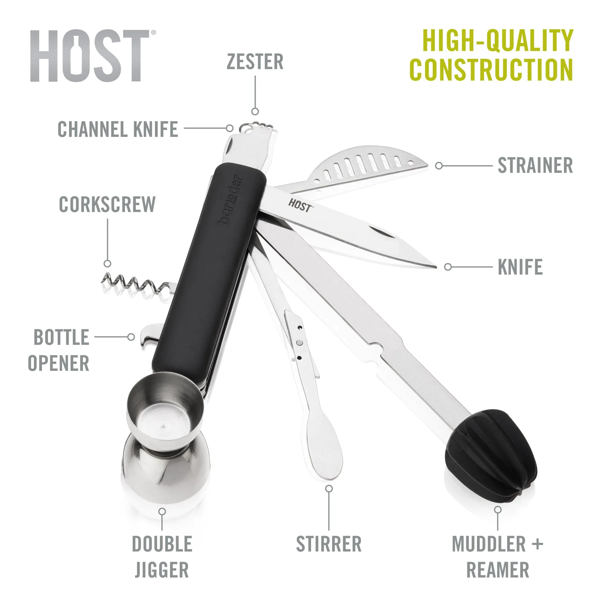 10-in-1 Bartending Tool