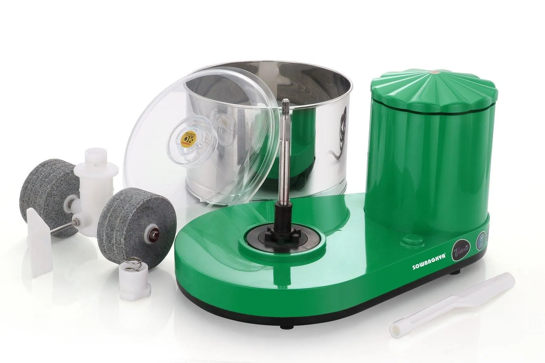 2 Lit VARNA Table top Wet Grinder with Attachment