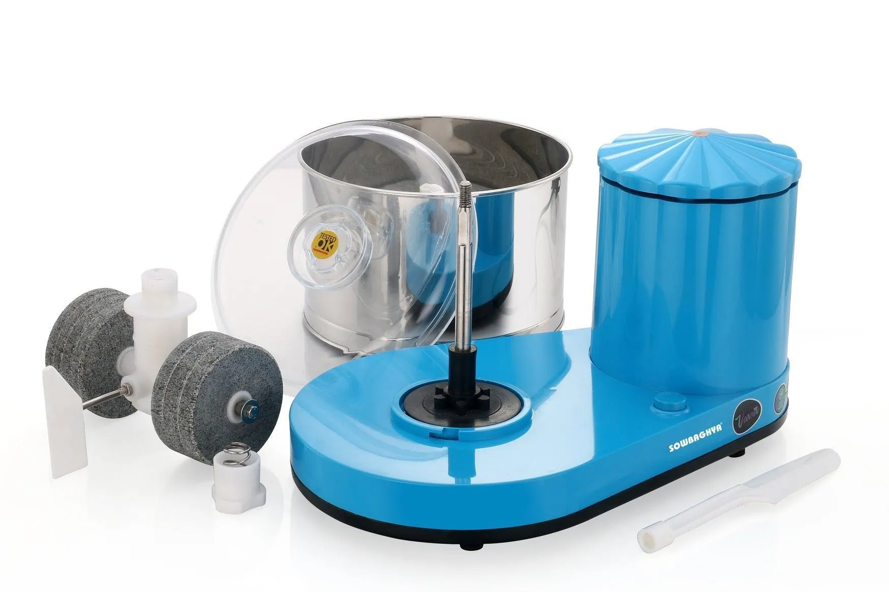 2 Lit VARNA Table top Wet Grinder with Attachment