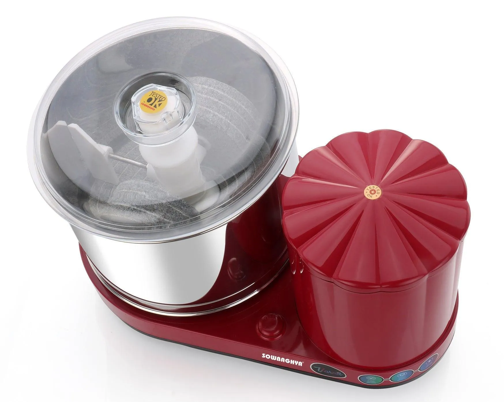 2 Lit VARNA Table top Wet Grinder with Attachment