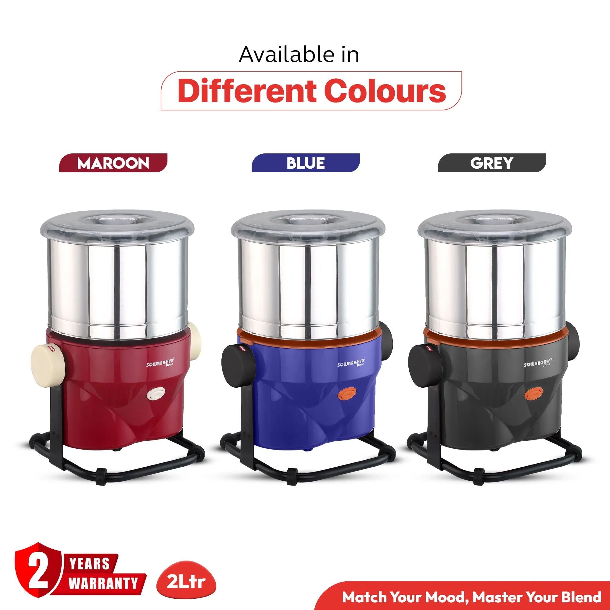 2 Ltr SHREE - Tilting Wet Grinder