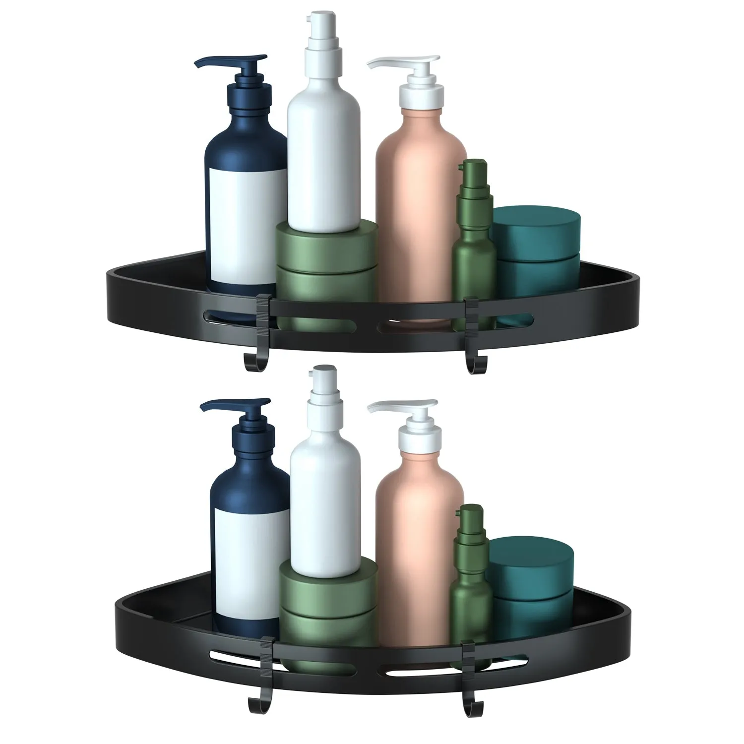 2-Piece: Corner Shower Caddy Shelf