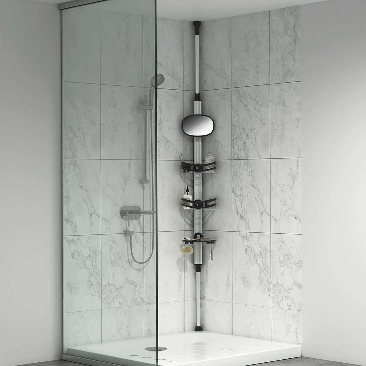 Artika Azzuro Standing Shower Caddy, Model: SC-AZ3-C1