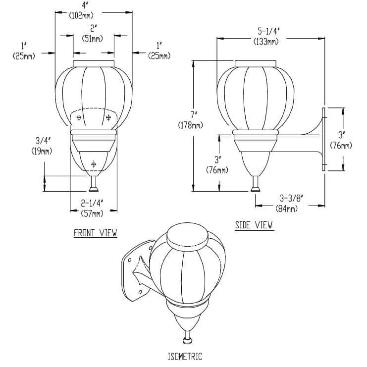 ASI 0371 Commercial Liquid Soap Dispenser, Surface-Mounted, Manual-Push, Plastic - 16 Oz