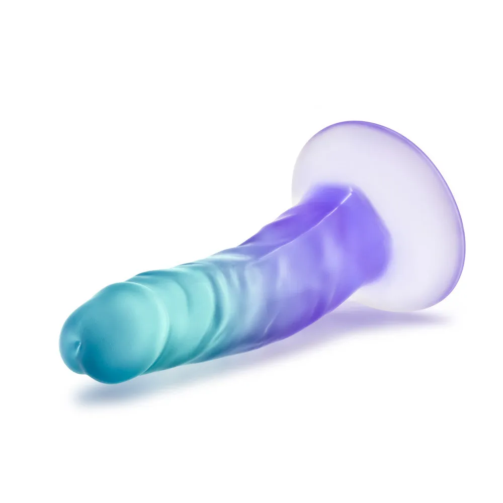 B Yours By Blush® | Morning Dew Realistic Sapphire 5.5-Inch Long Dildo With Suction Cup Base