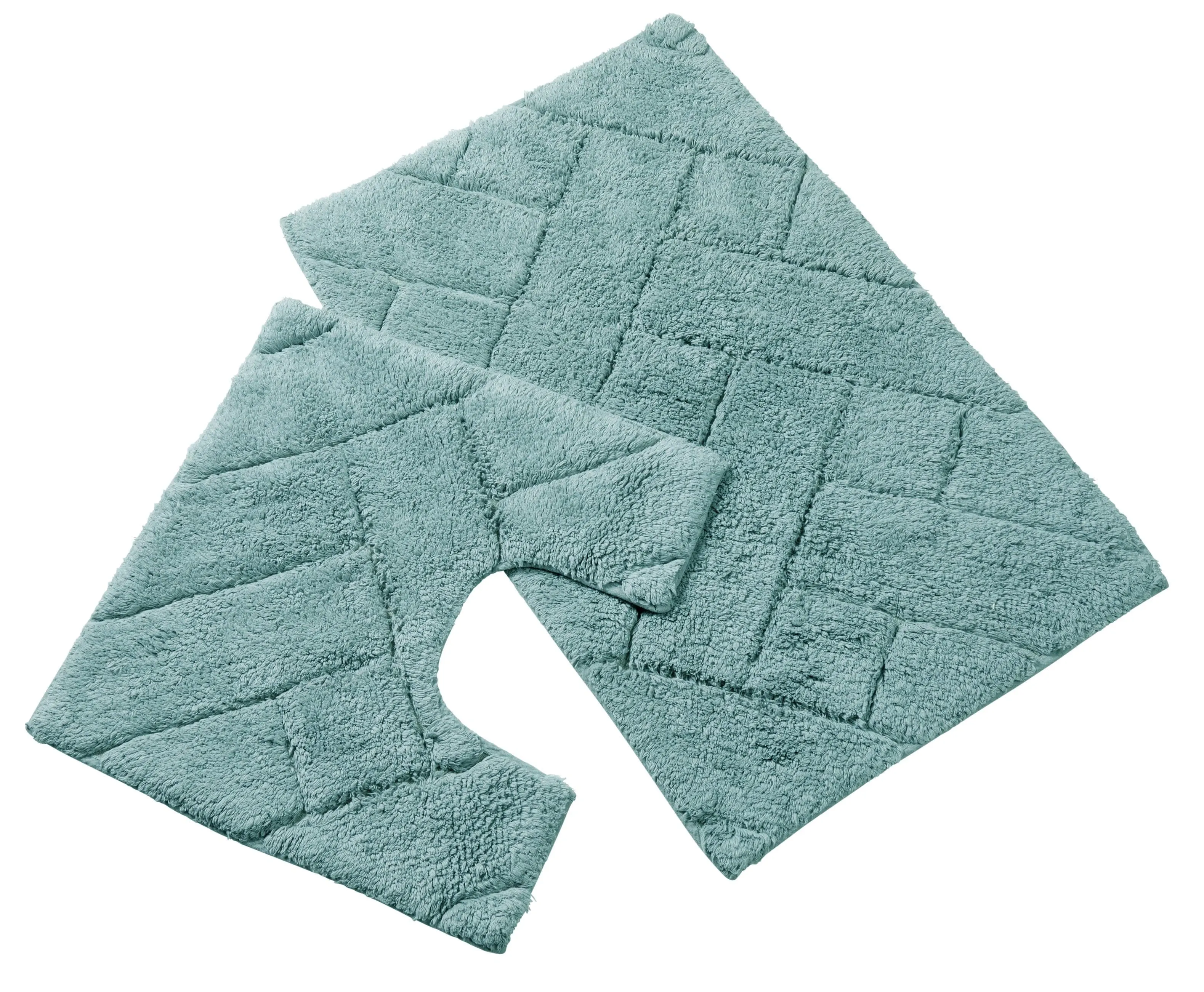 Bali Bath Mat & Pedestal Set Luxurious Super Absorbent Extra-Soft Cotton Mats for Bathroom Comfort and Style in Multiple Colours by OLIVIA ROCCO