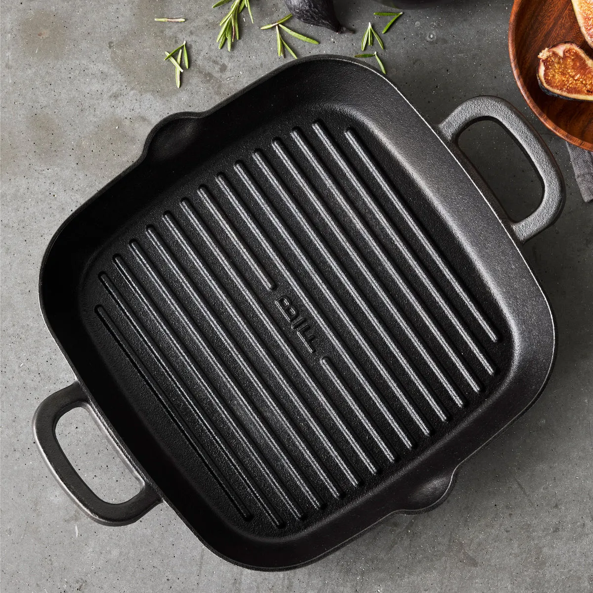 Bobby Flay by GreenPan 11" Cast Iron Square Grill Pan