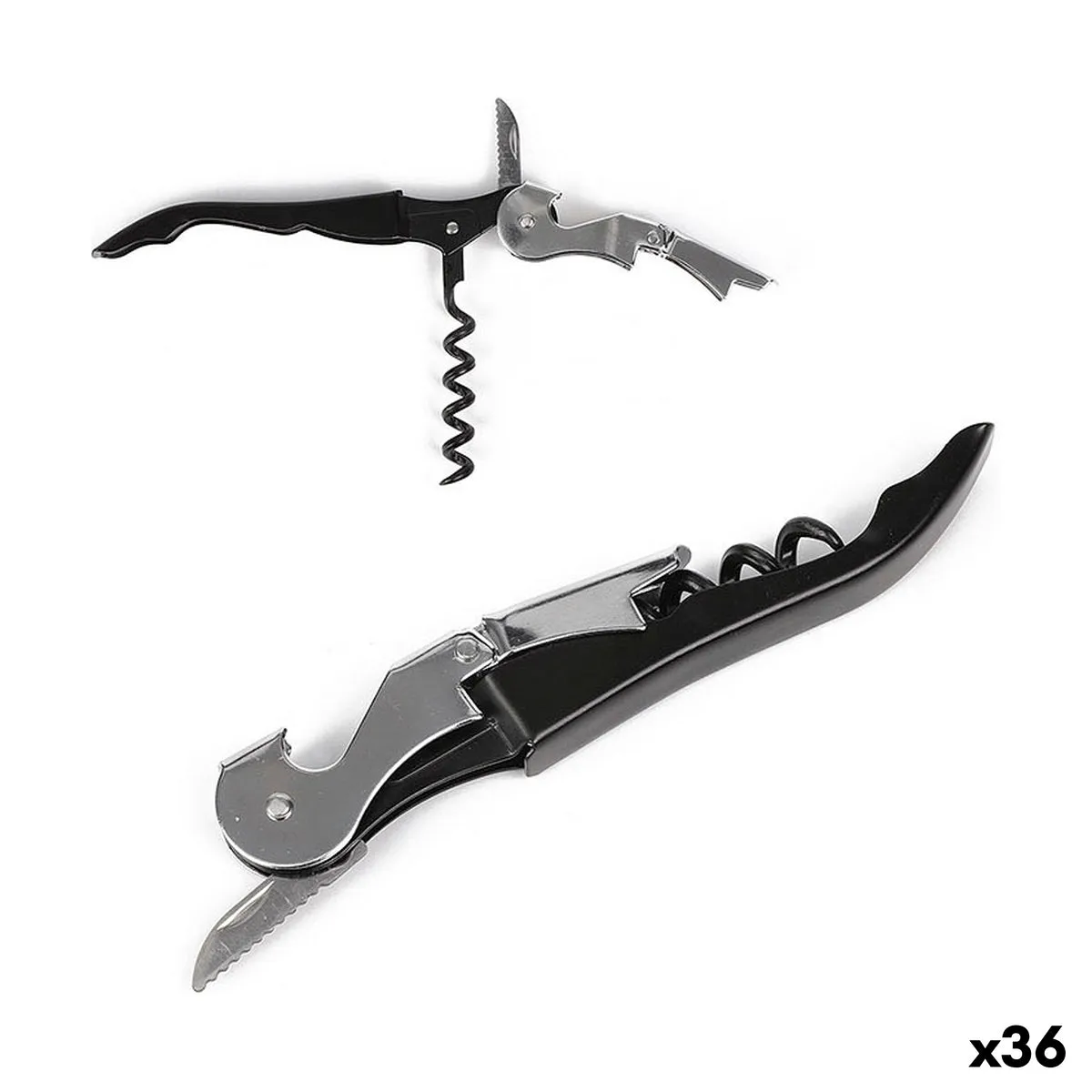 Bottle Opener with Corkscrew (36 Units)