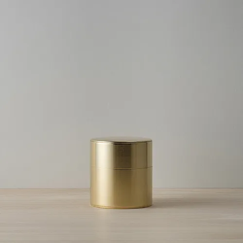 Brass tea caddy 120g