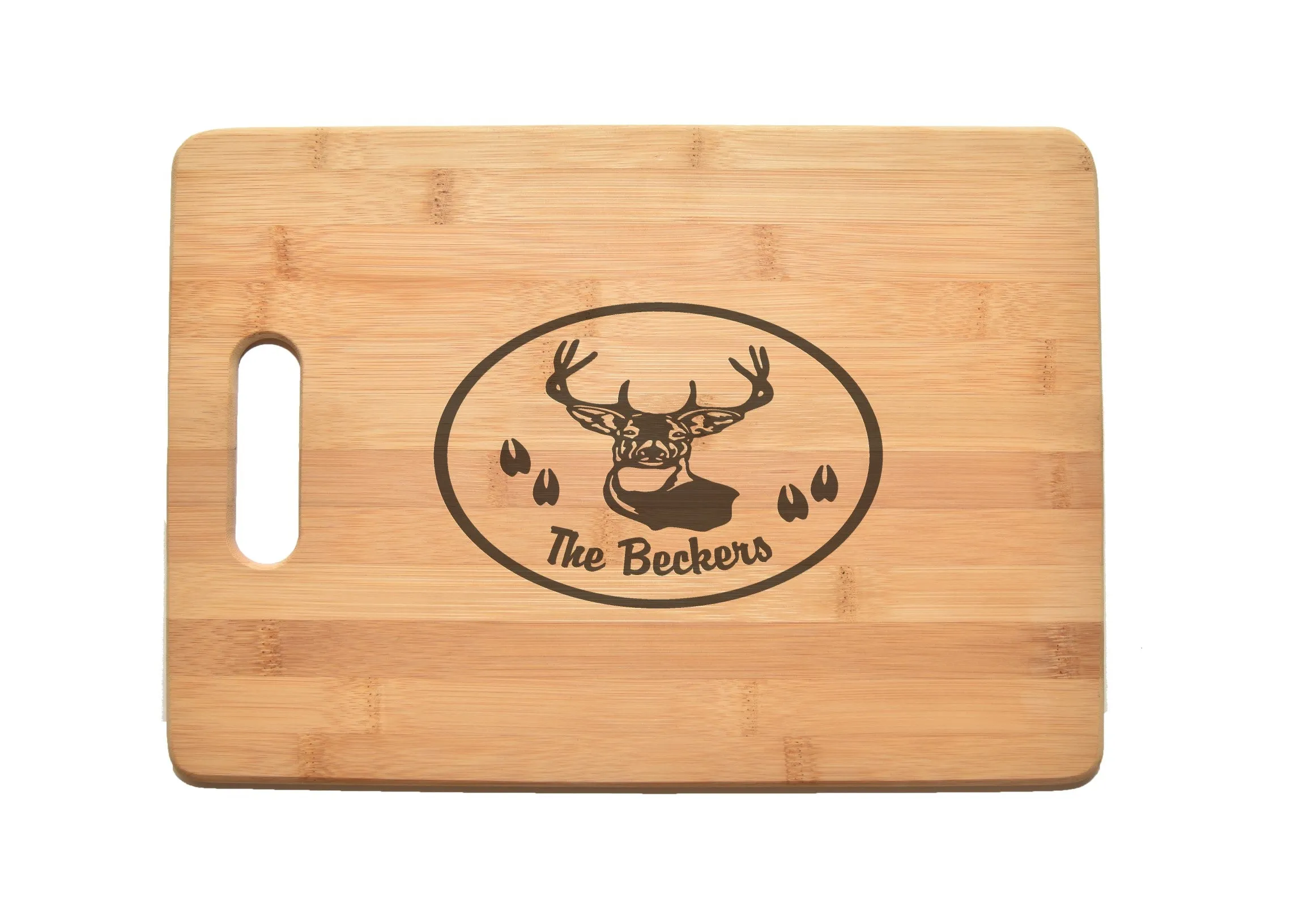 Buck Deer Camp Kitchen Chef Baker Engraved Cutting Board CB25