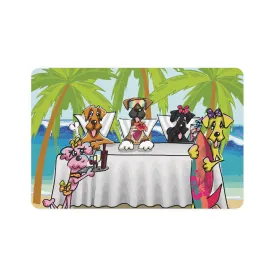 Cabana Paws Tropical Pet Food Mat