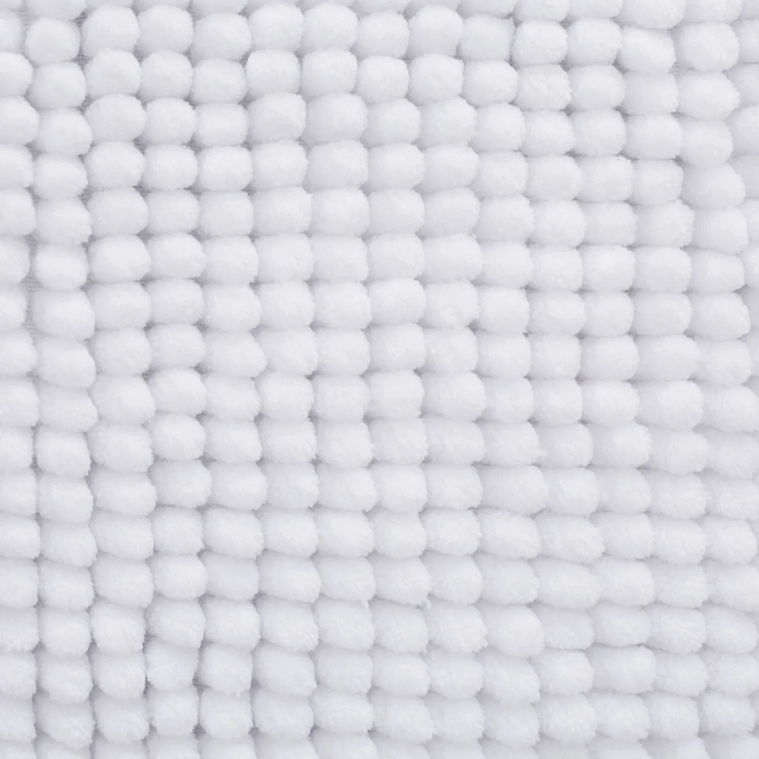 Catherine Lansfield White 1200Gsm Bobble Bath Mat