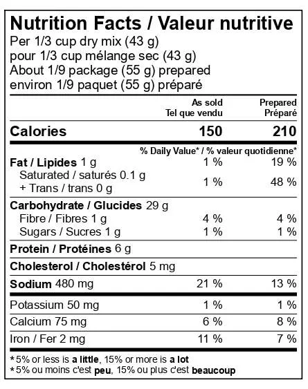 Cheddar & Chive Dry Biscuit Mix