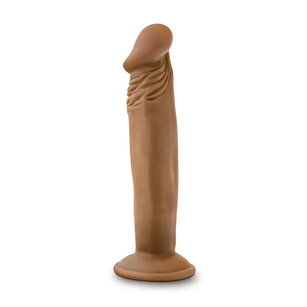 Dr. Skin by Blush® | Dr. Small 6.5-Inch Realistic Mocha Dildo with Suction Cup Base