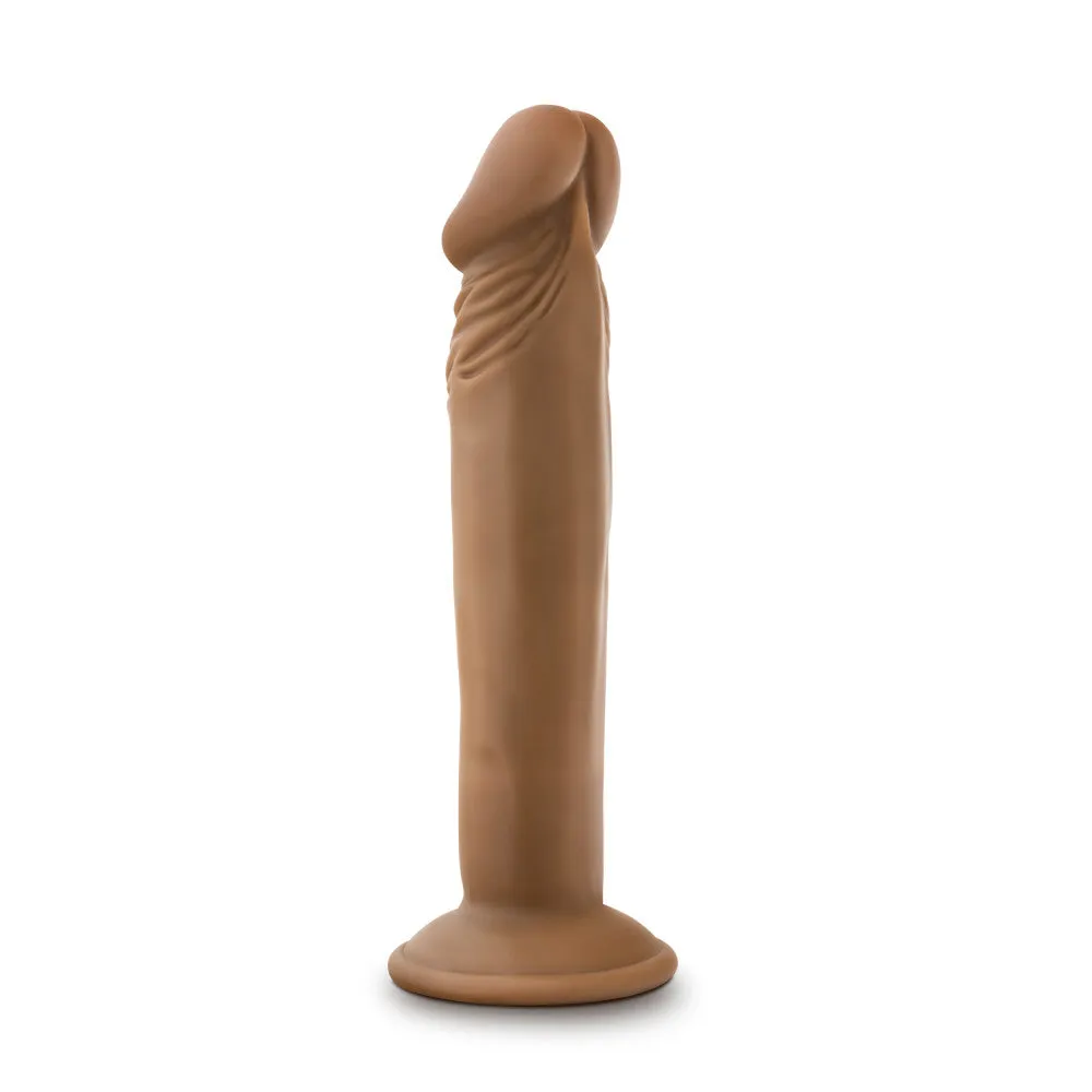 Dr. Skin by Blush® | Dr. Small 6.5-Inch Realistic Mocha Dildo with Suction Cup Base