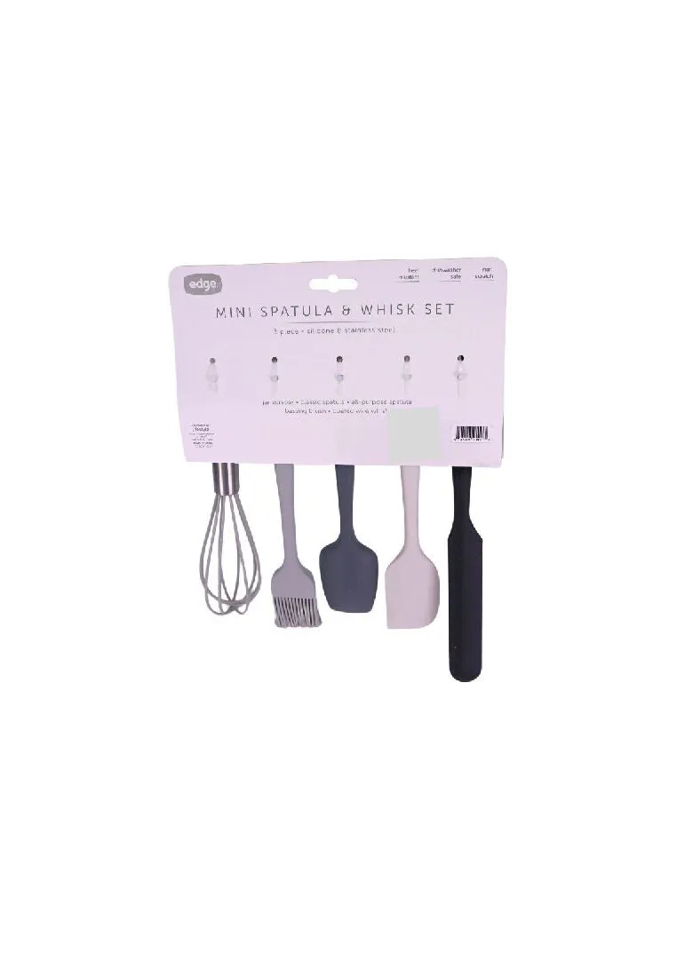 Edge 5piece Silicone Mini Spatula Set 8"