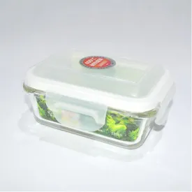 Glass storage dish w/snap lid 330 ML