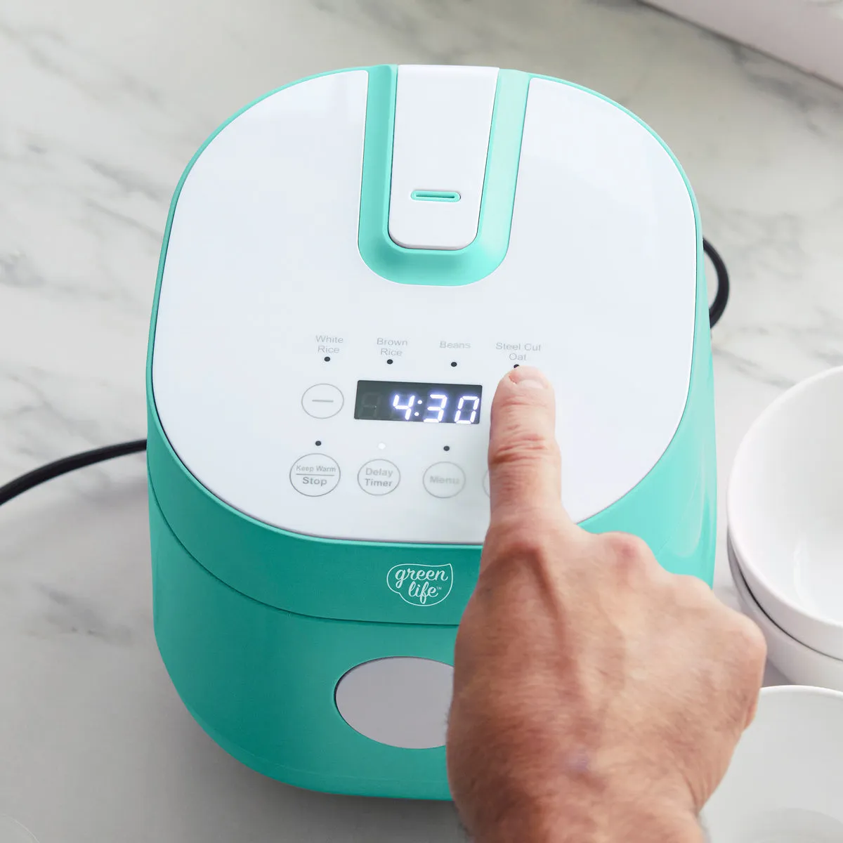 GreenLife Rice & Beans Cooker | Turquoise