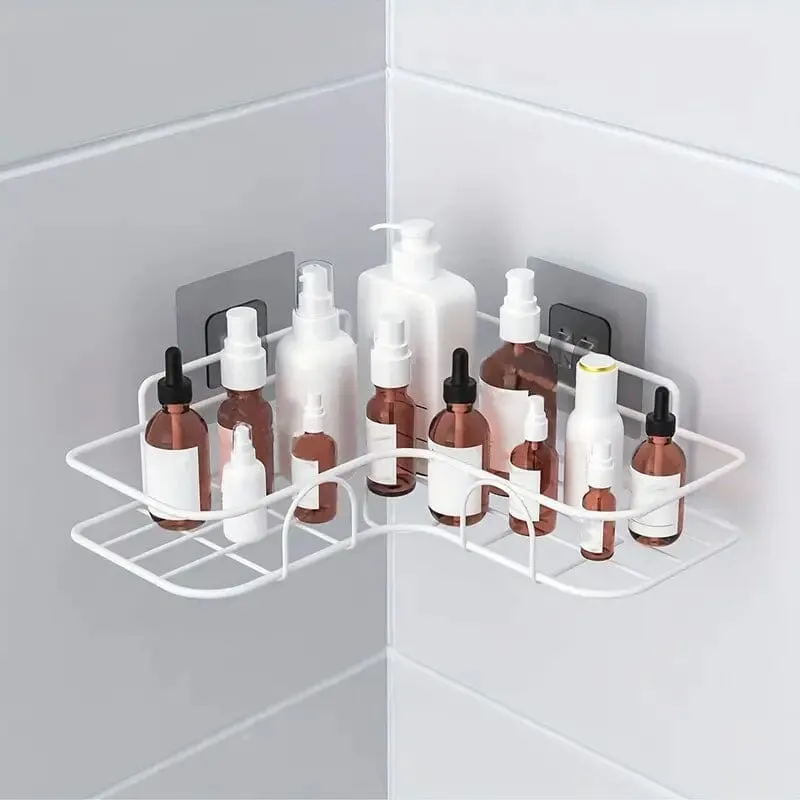 Heavy-Duty Triangle Wall Mounted Shower Caddy Rack