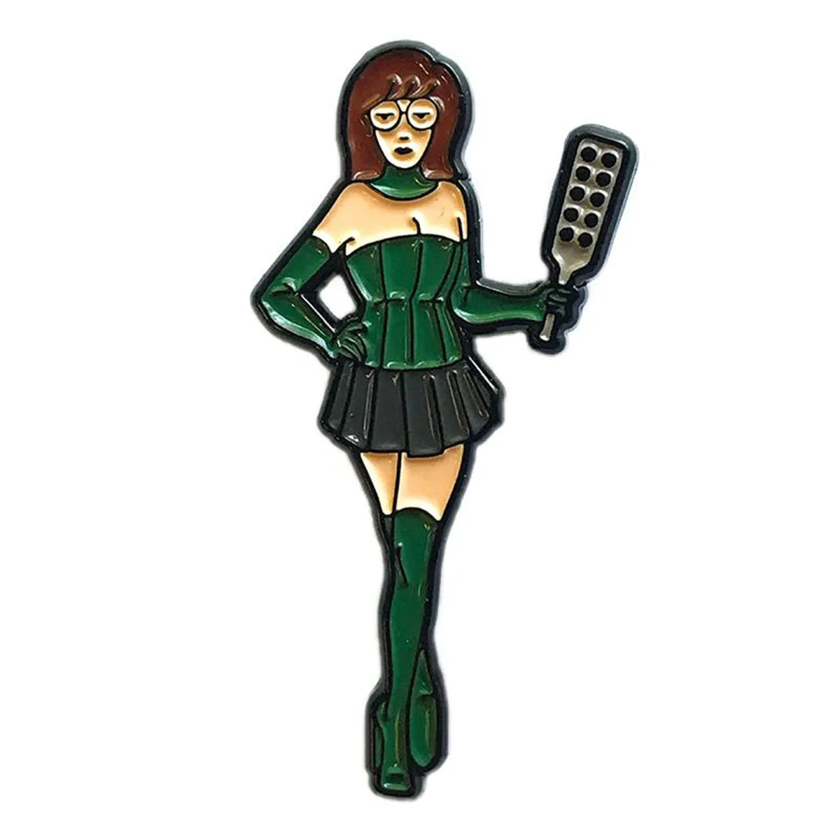 Geeky and Kinky Pins Daria Enamel Pin with a Quirky Twist