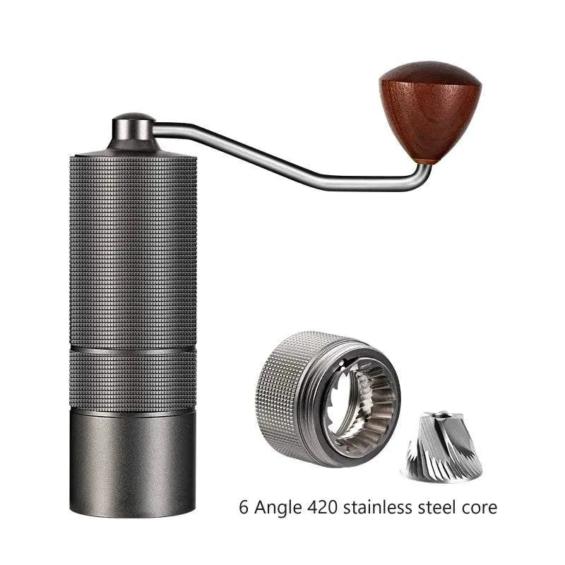 Manual Coffee Grinder CNC Stainless Steel 5 Core 6 Core 7 Core Professiona Portable Coffee Grinder Camping Household Espresso