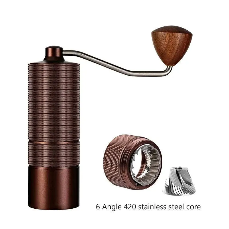 Manual Coffee Grinder CNC Stainless Steel 5 Core 6 Core 7 Core Professiona Portable Coffee Grinder Camping Household Espresso