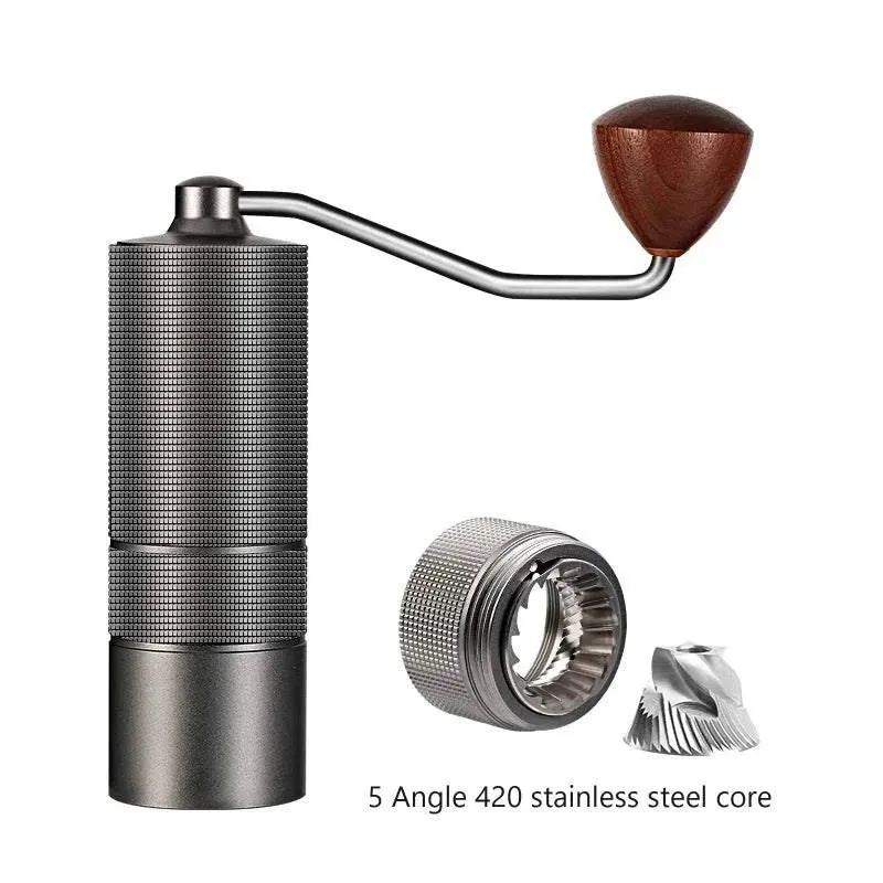 Manual Coffee Grinder CNC Stainless Steel 5 Core 6 Core 7 Core Professiona Portable Coffee Grinder Camping Household Espresso