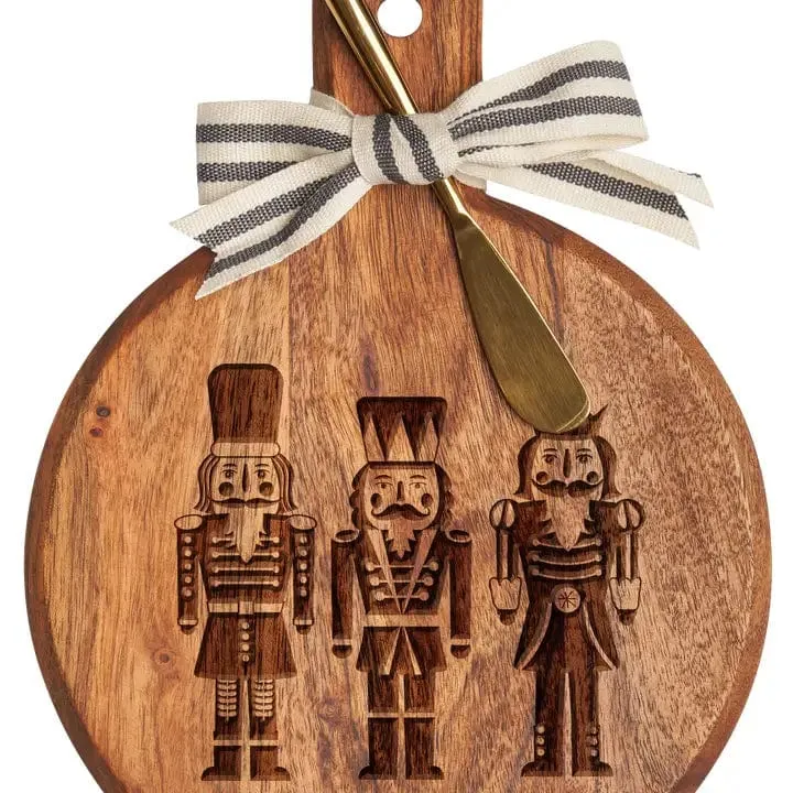 Nutcracker Cutting Board & Knife Set