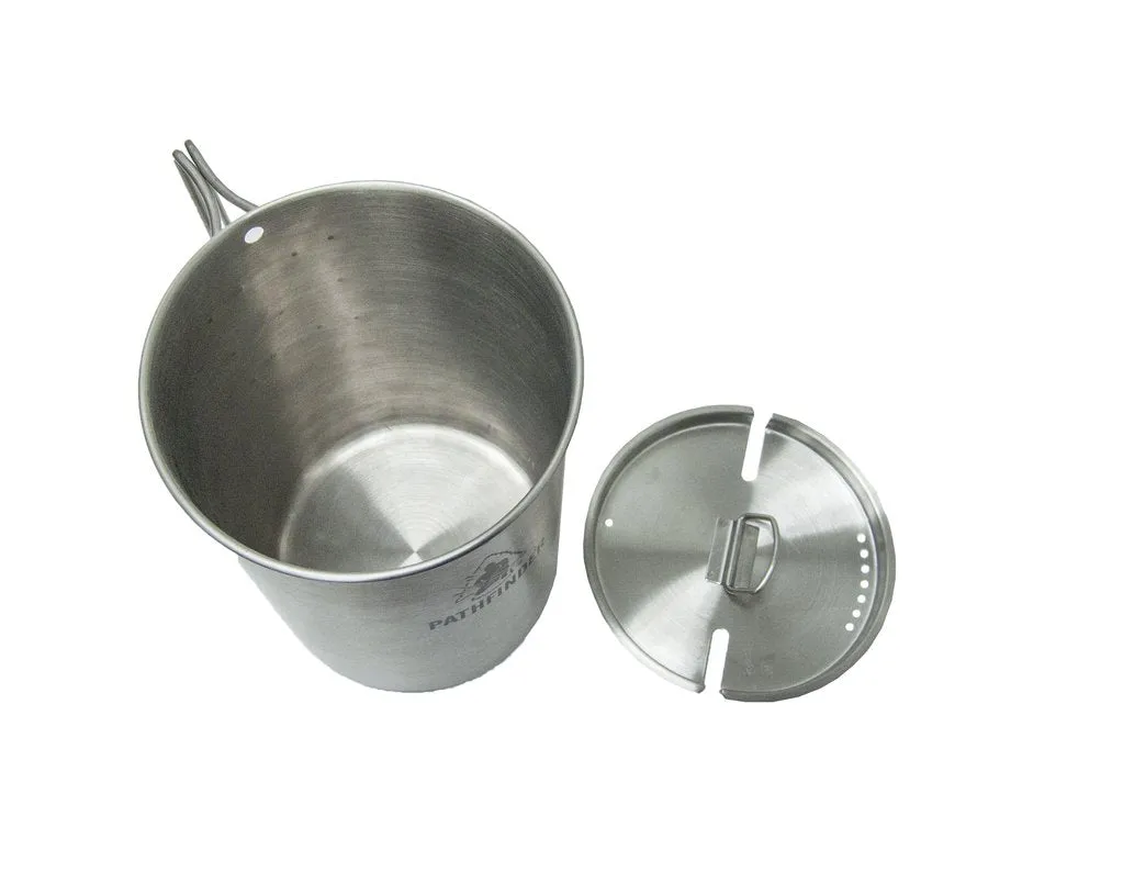 Pathfinder Stainless Steel 48oz. Cup & Lid Set