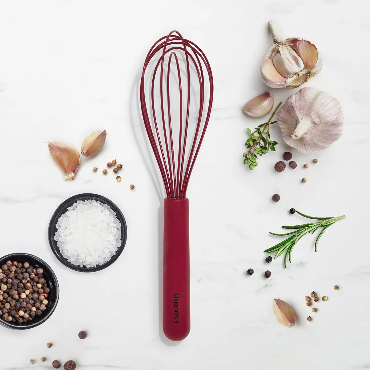 Platinum Silicone Whisk | Red