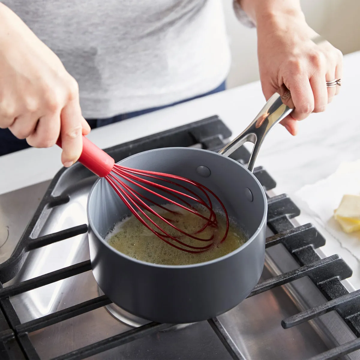 Platinum Silicone Whisk | Red