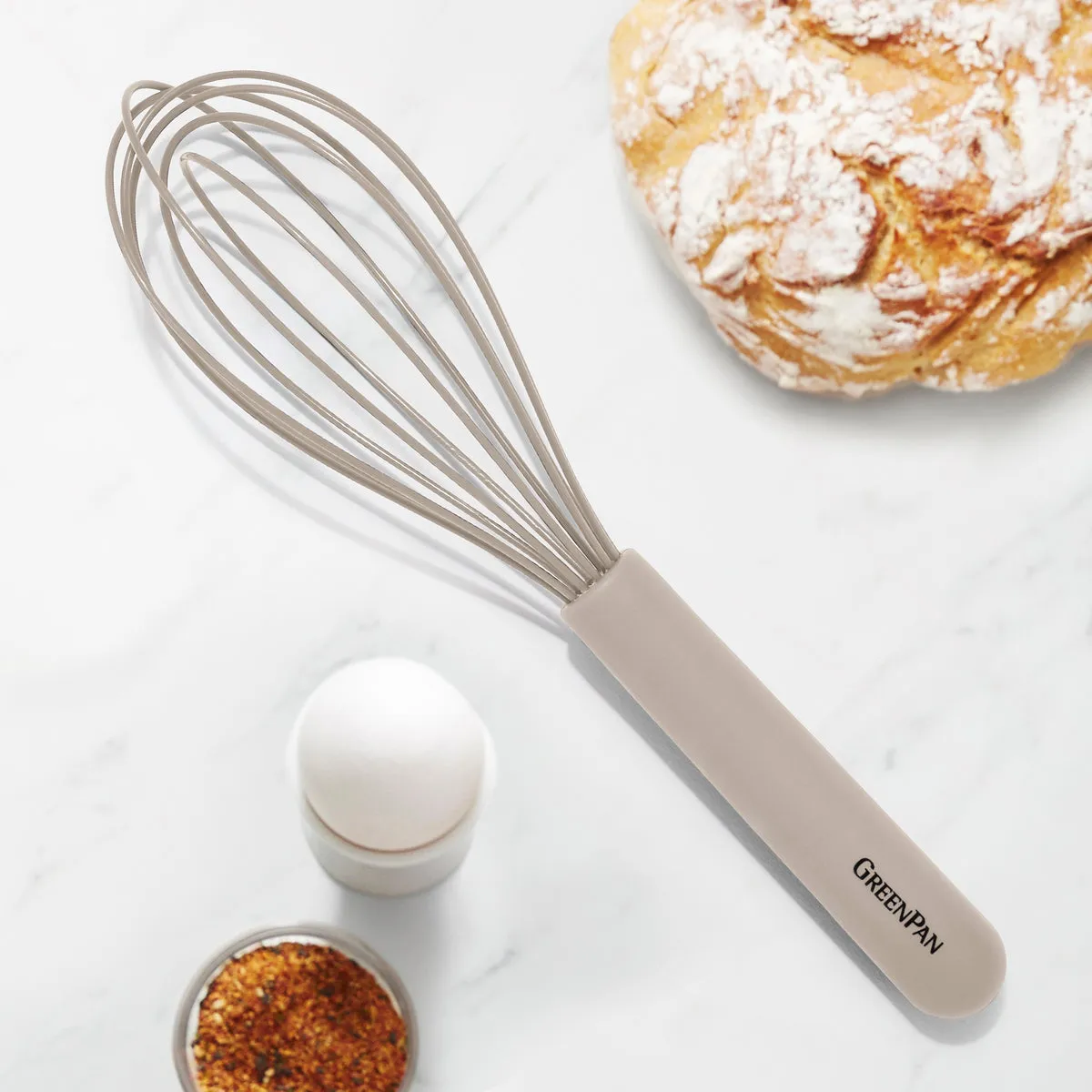 Platinum Silicone Whisk | Taupe