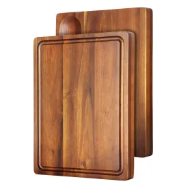 Premium Acacia Wood Reversible Cutting Board