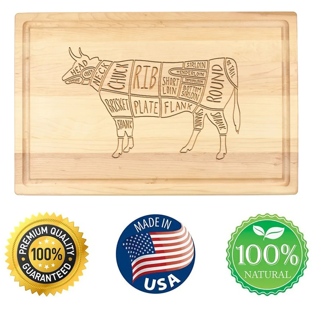 "Beef Cuts" Cutting Board