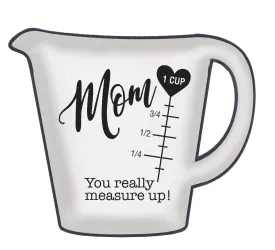 "Mom" Spoon Rest - Measuring Cup Design