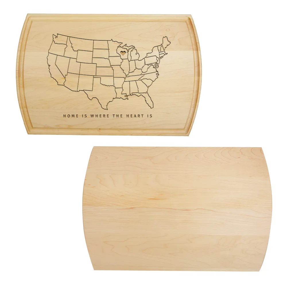 "Wisconsin State" Cutting Board