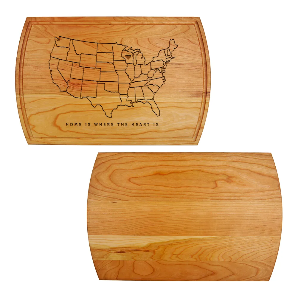 "Wisconsin State" Cutting Board