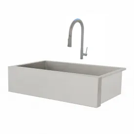 RCS Gas Grills - Stainless Farmhouse Sink & Faucet - RSNK3A