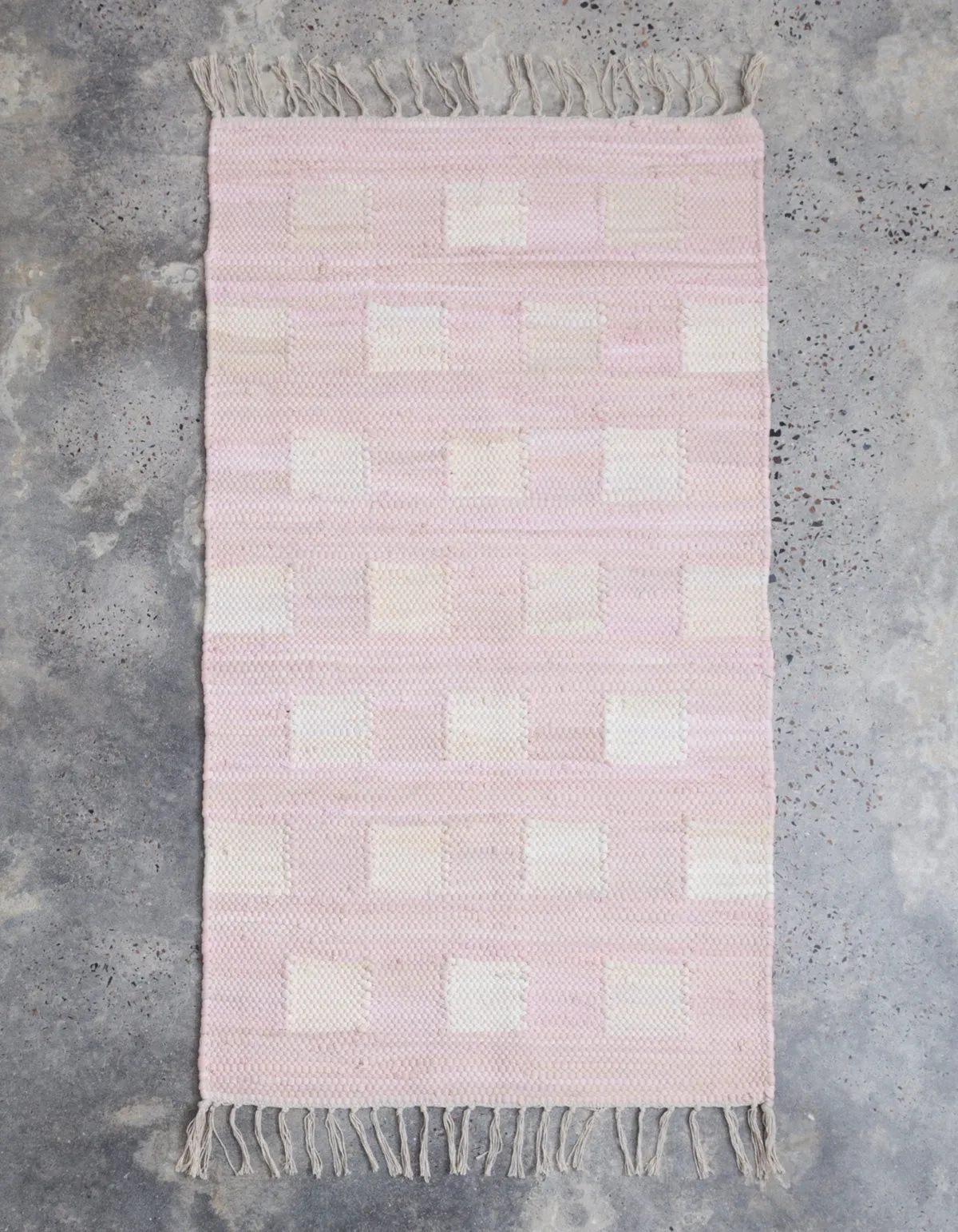 Red Rock Blush Cotton Rug