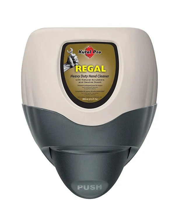 Regal Heavy Duty Hand Cleaner with Natural Scrubbers, 2000 mL Refill (1)   Dura View Dispenser (1) Kutol Pro 52DV2 Starter Kit