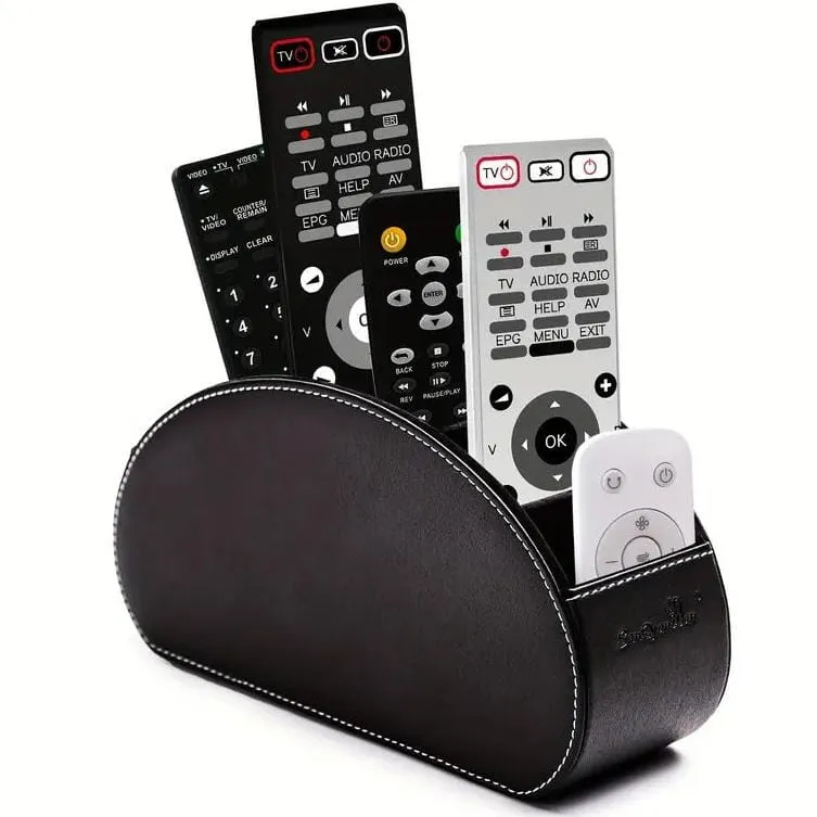 Remote Control Holder Organizer Box with 5 Compartments