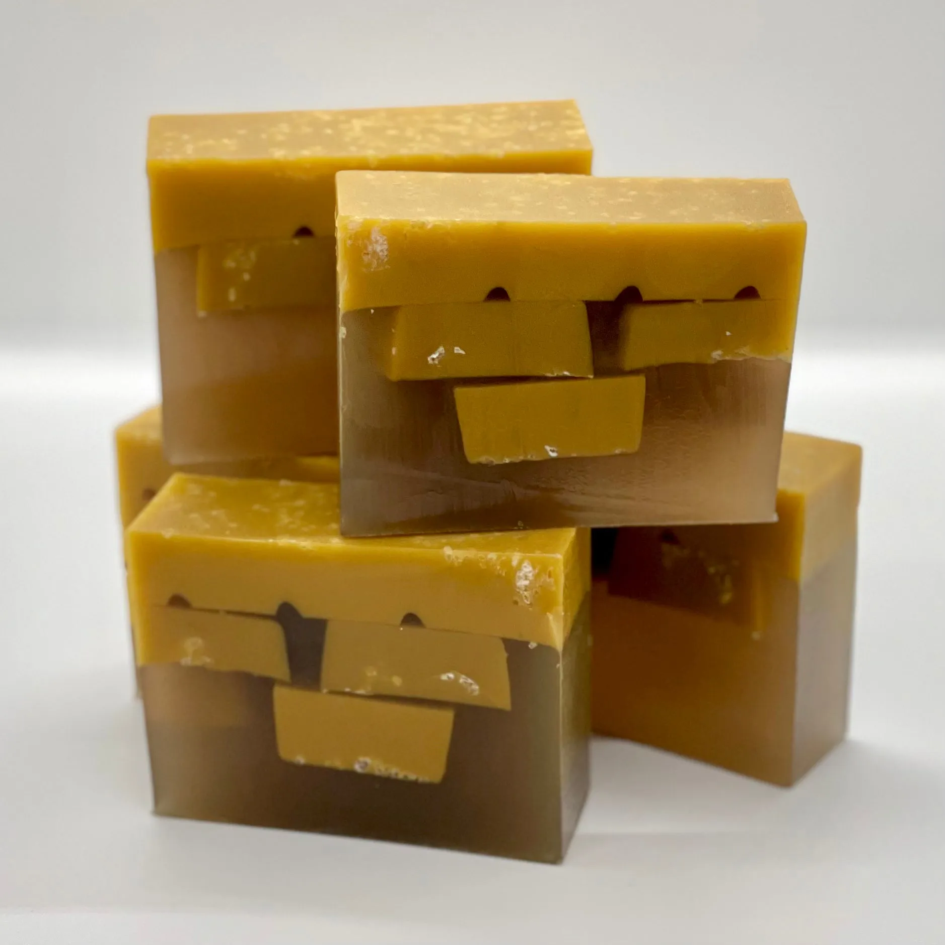 salted bourbon caramel - bar soap