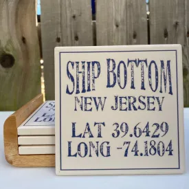 Ship Bottom Coaster Set