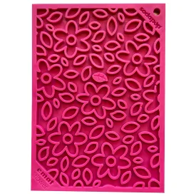 Susan G. Komen Flower Power Design Emat Enrichment Licking Mat Pink