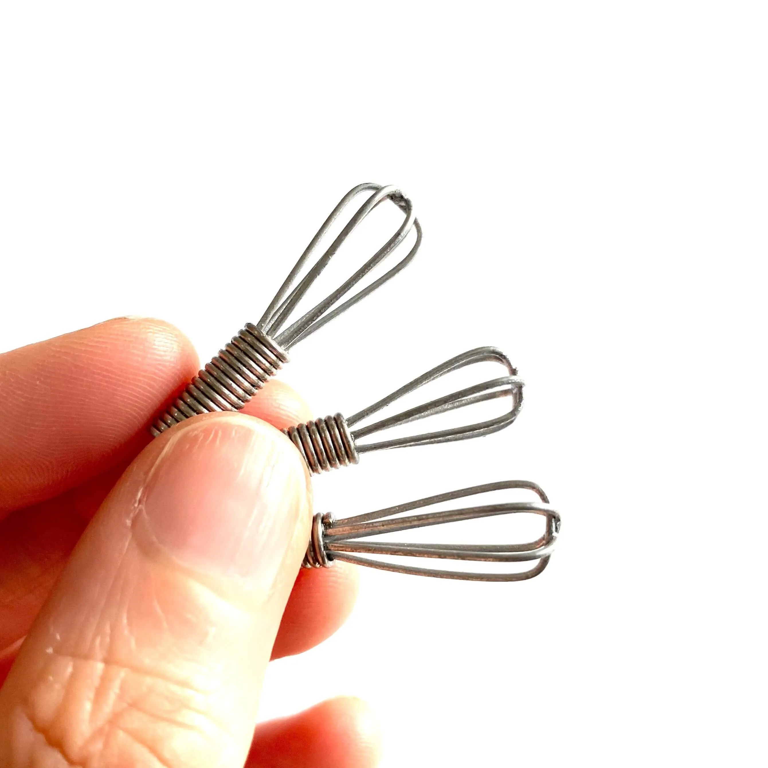 Tiny kitchen Whisk 1/12 scale Dollhouse kitchen Utensil Egg beater